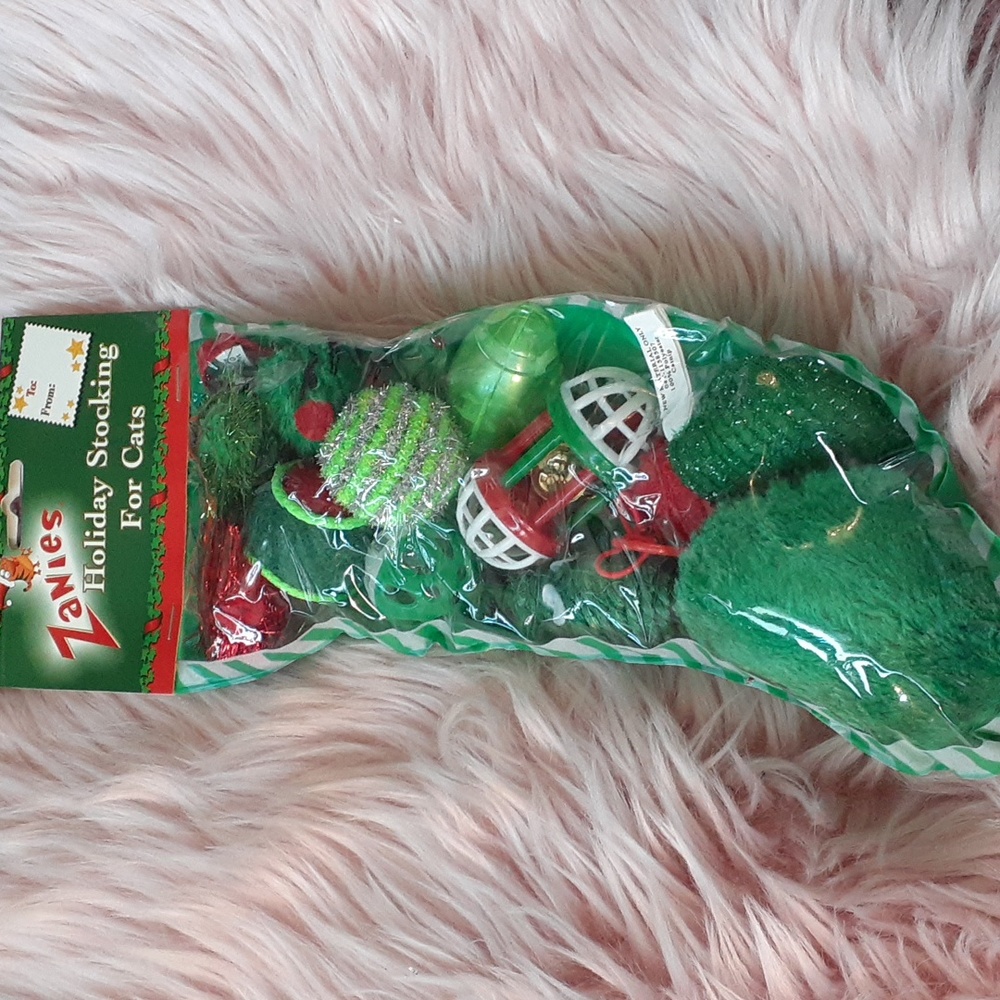 SALE!! Brand New ZANIES HOLIDAY STOCKING Cat Toy